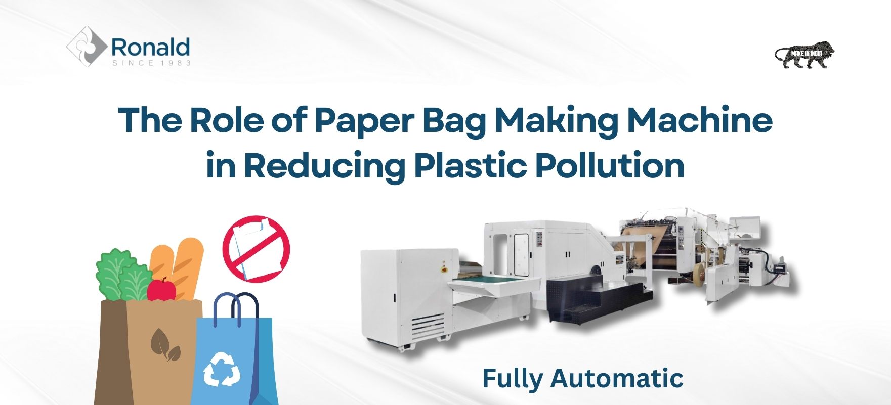 The Role of Paper Bag Making Machine in Reducing Plastic Pollution