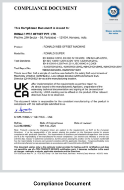 Ronald COMPLIANCE DOCUMENT