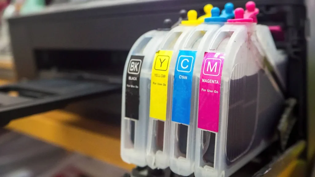 CMYK Digital Roll Fed Printing machine